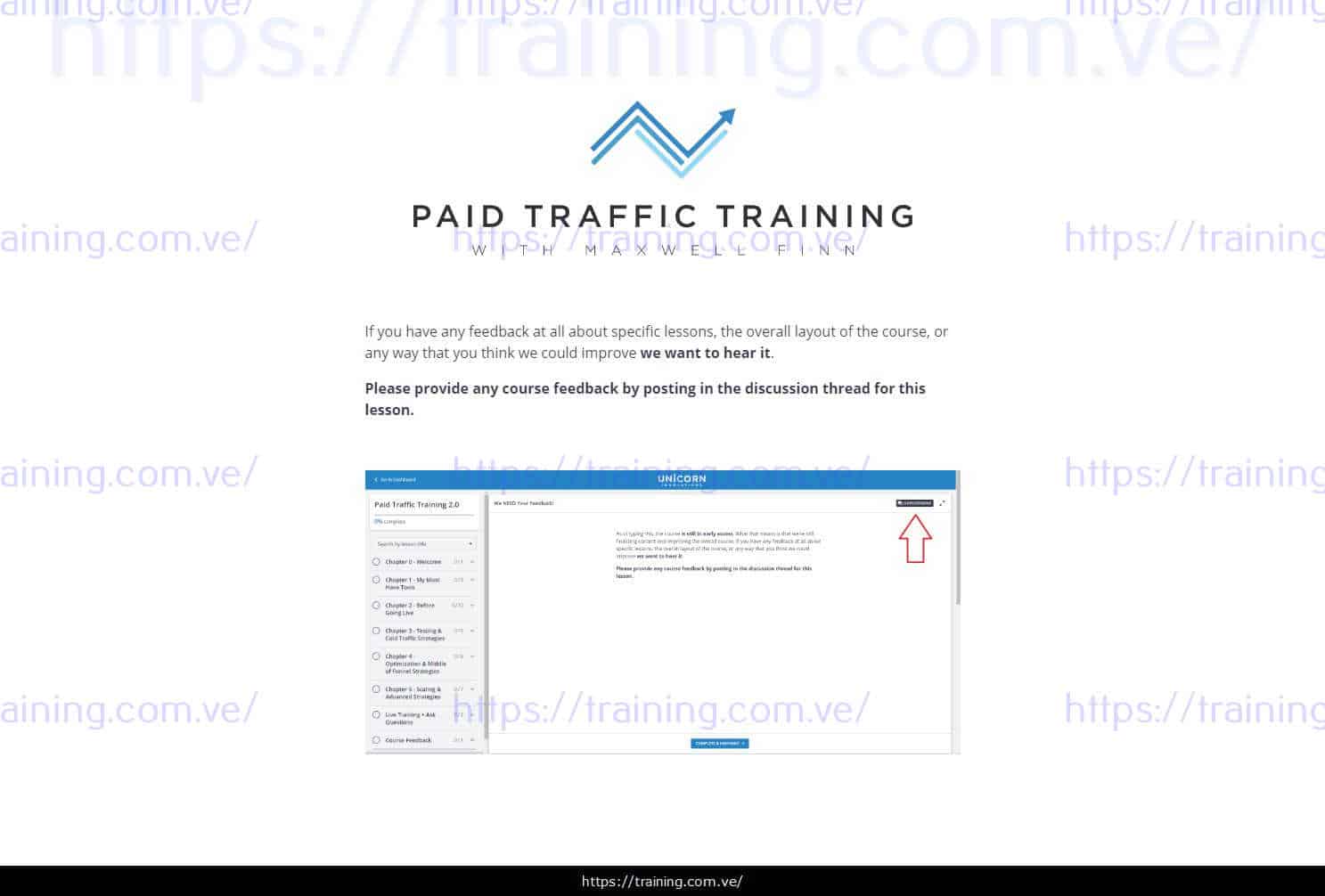 #8865 - 'Unicorn Innovations - Training' Paid Traffic 2.0 Training by Maxwell Finn Download