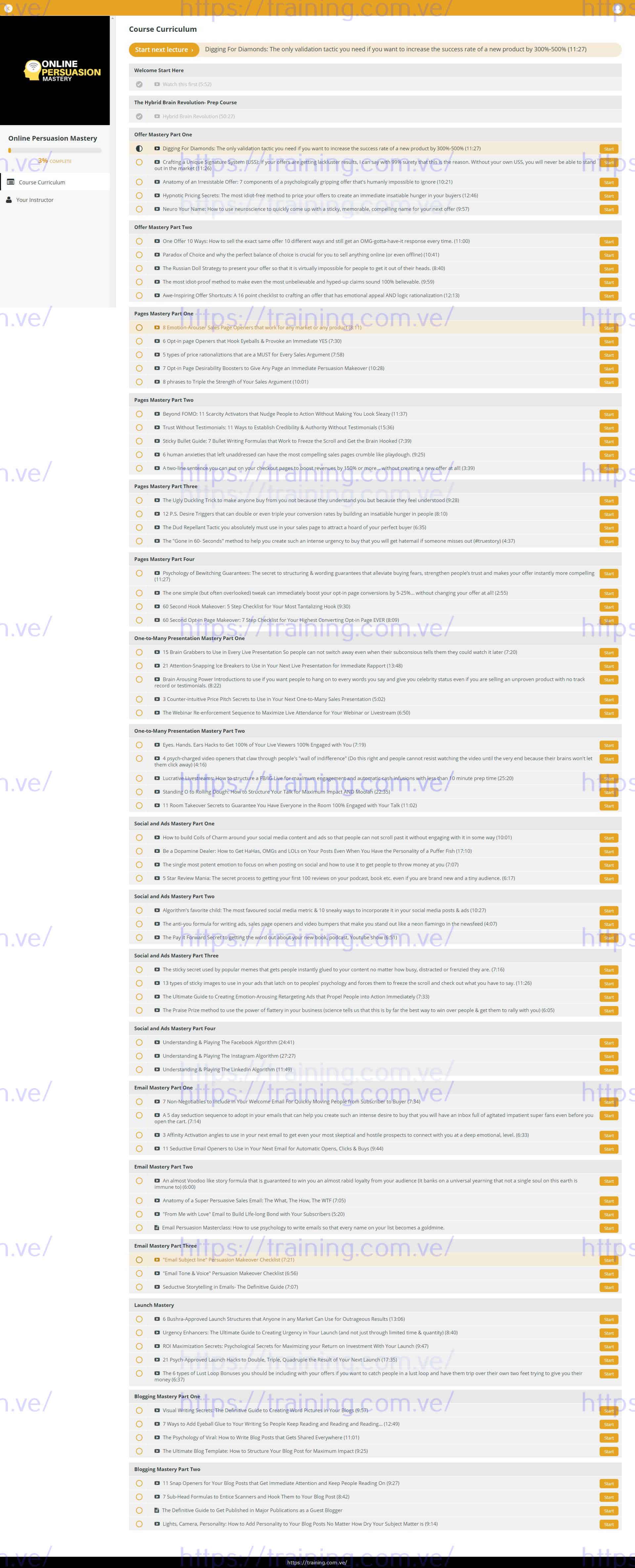 #11497 - 'Persuasion Revolution Courses' Online Persuasion Mastery by Bushra Azhar Download