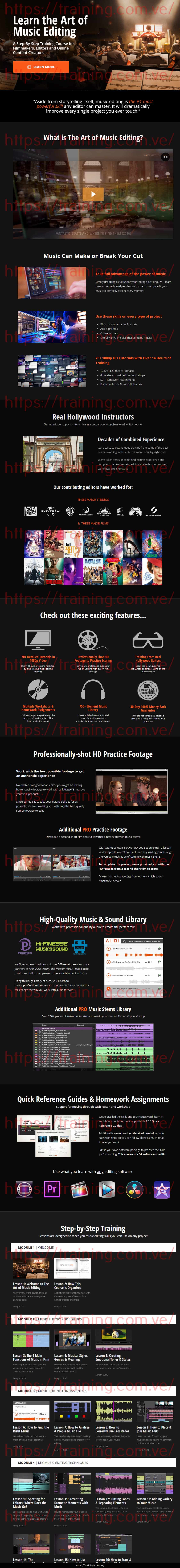 #020 - 'The Art of Music Editing I Film Editing Pro' - www_filmeditingpro_com The Art Of Music Editing by Film Editing Pro Sales Page