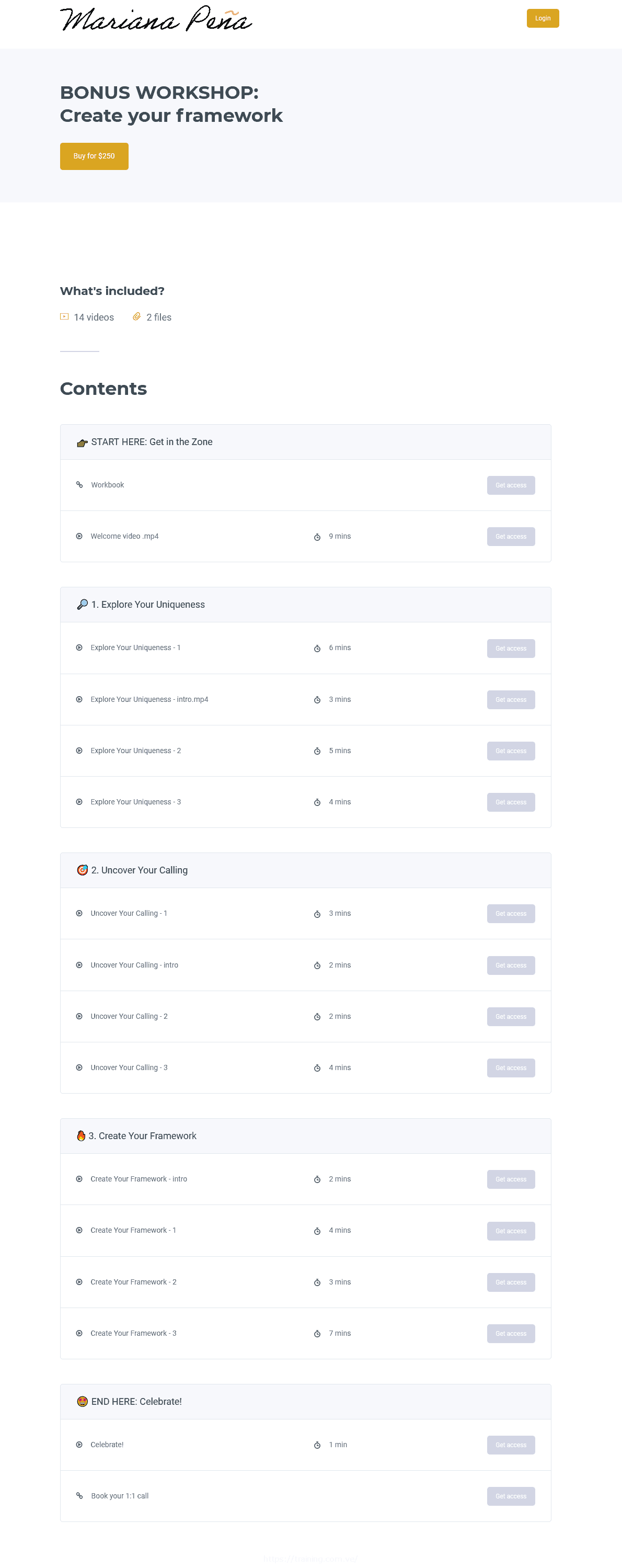Create your framework by Mariana Peña Download