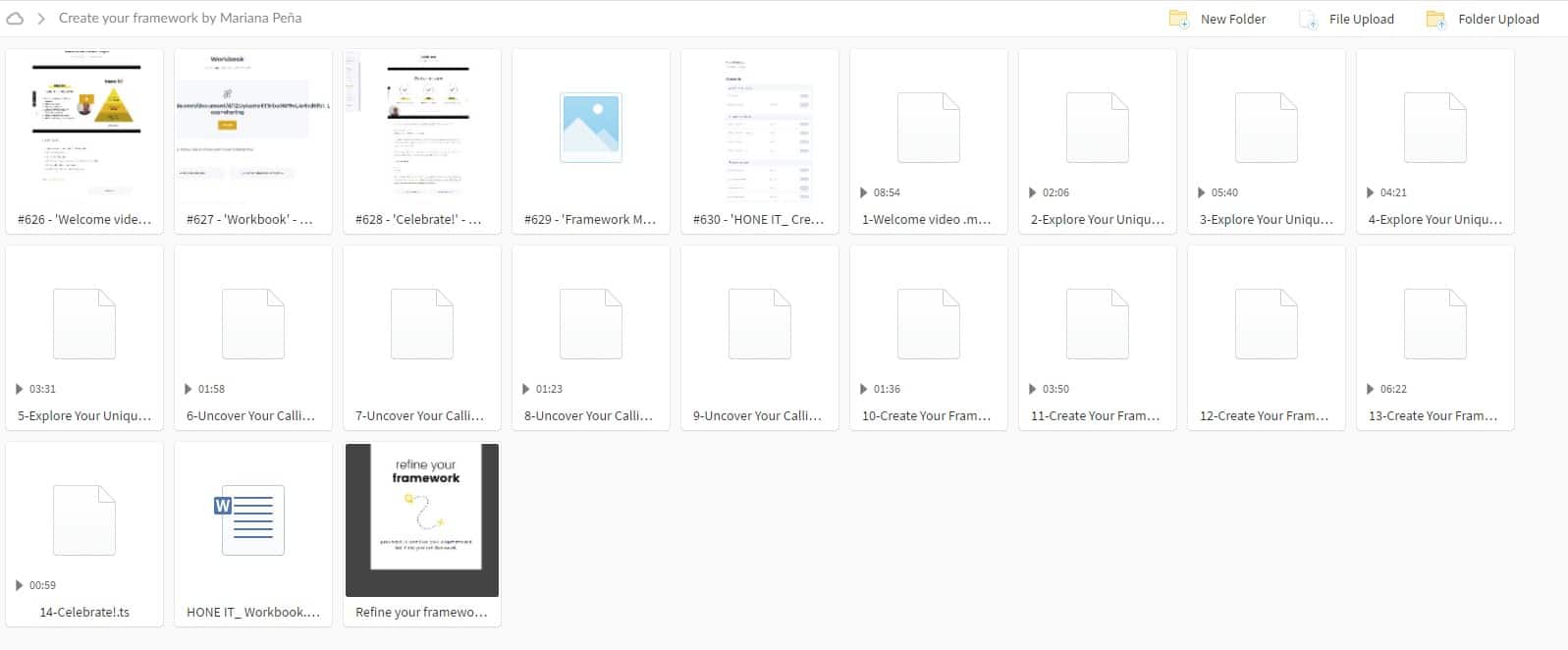 Create your framework by Mariana Peña Torrent