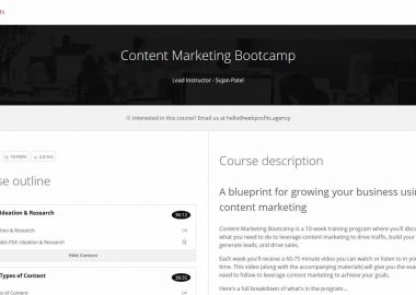 Content Marketing Bootcamp