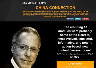 Jay Abraham’s China Connection