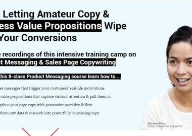 Product Messaging & Sales Page Copywriting by Conversionxl and Momoko Price
