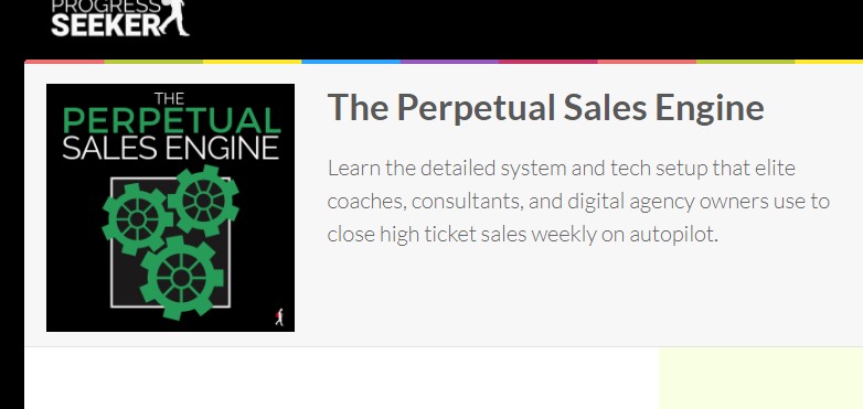 The Perpetual Sales Engine Advanced by Ben Adkins