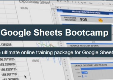 Google Sheets Bootcamp by Ben Collins