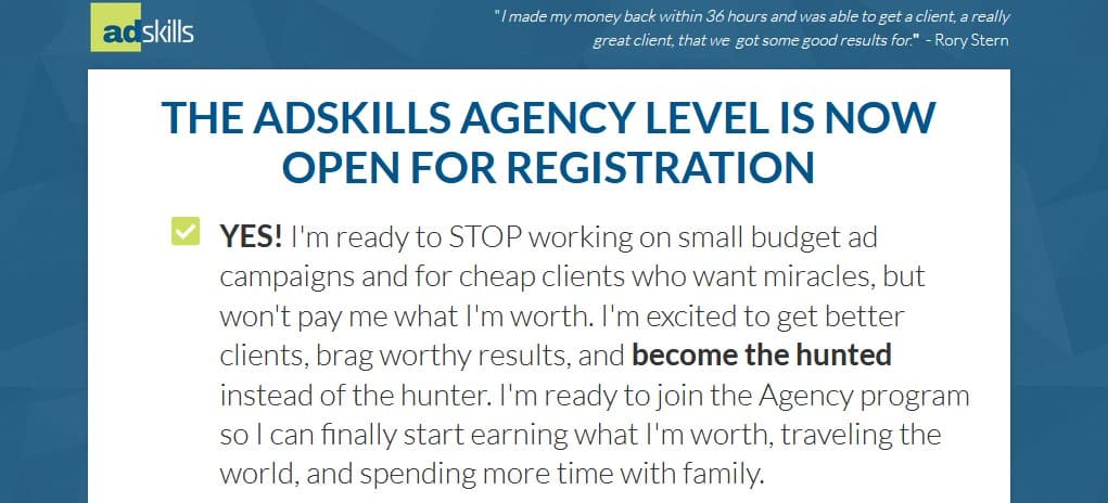 Adskill Agency Level