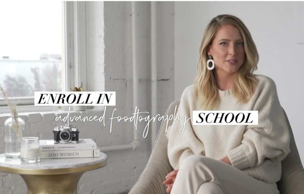 Advanced Foodtography School by Sarah Crawford