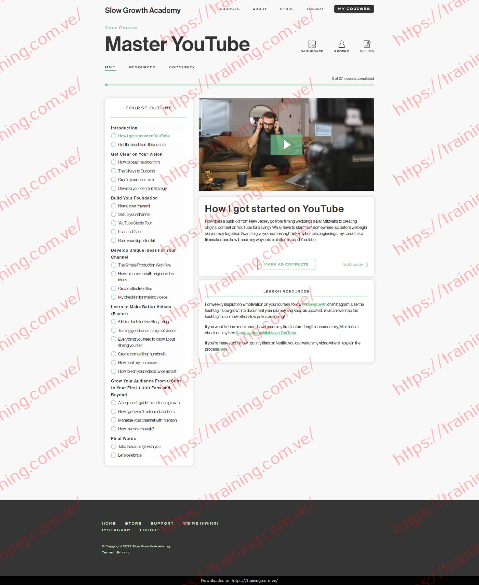 Master YouTube by Matt D’Avella Download